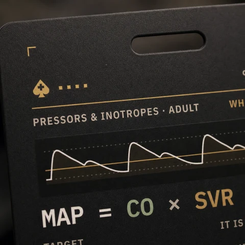 Macro photograph of the card's masthead and pressure trace, showing the matte print surface and the reel slot.